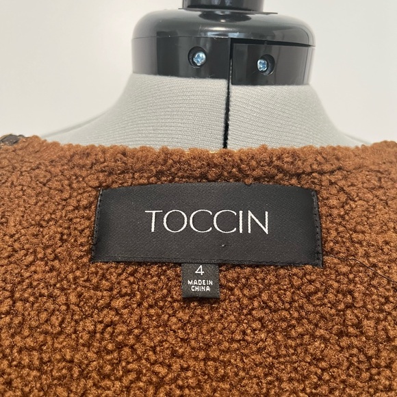 TOCCIN Metallic Bronze Teddy-Pocket Jacket - Picture 2 of 5